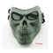 Kitcheniva Super Real Skeleton Half Face Mask Halloween Costume